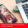 SANDISK Ultra Dual Drive Go Type-C 128GB, OTG, Upto 400MB/s, Pendrive, Absinthe Green, (SDDDC3-128G-I46GPD)