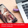 SANDISK Ultra Dual Drive Go Type-C 512B, OTG, Upto 400MB/s, Pendrive, Lavender, (SDDDC3-512G-I46LPD)