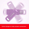 SANDISK Ultra Dual Drive Go Type-C 512B, OTG, Upto 400MB/s, Pendrive, Lavender, (SDDDC3-512G-I46LPD)