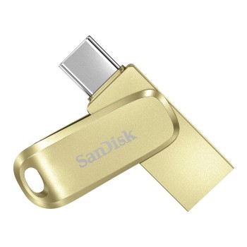 SANDISK Ultra Dual Drive Luxe Type-C 128GB, OTG, Upto 400MB/s, Pendrive, Gold,  (SDDDC4-128G-I35GD)