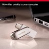 SANDISK Ultra Dual Drive Luxe Type-C 1TB, OTG, Upto 400MB/s, Pendrive, Silver,  (SDDDC4-1T00-I35)