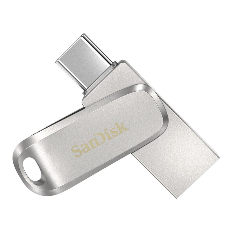 SANDISK Ultra Dual Drive Luxe Type-C 1TB, OTG, Upto 400MB/s, Pendrive, Silver,  (SDDDC4-1T00-I35)