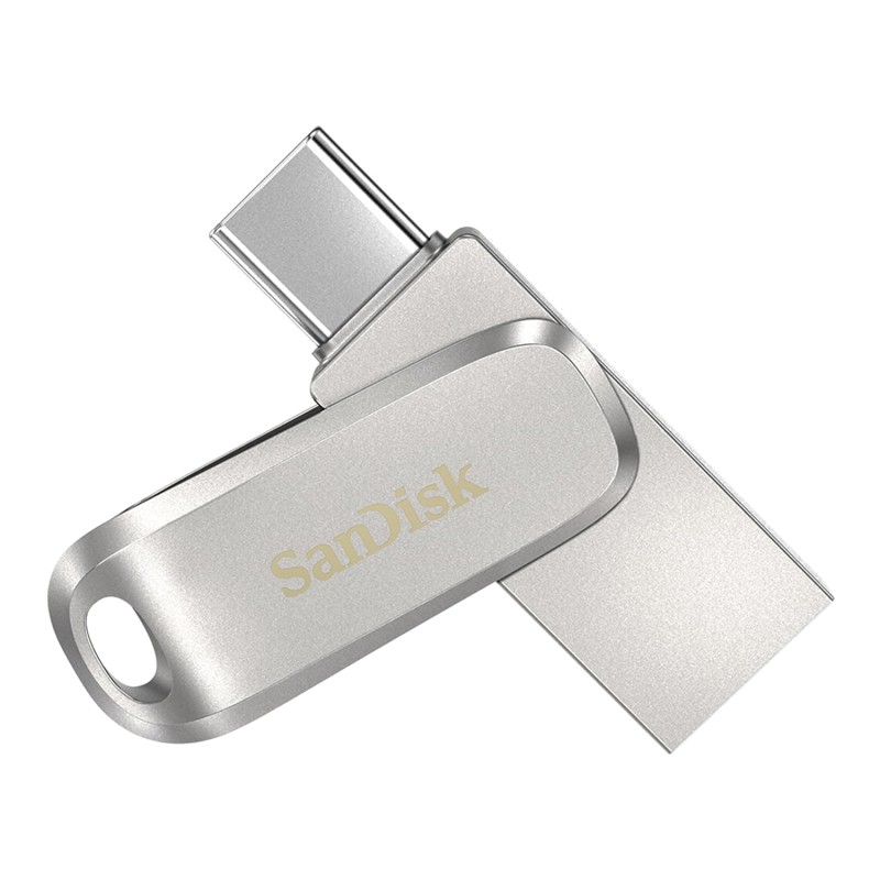SANDISK Ultra Dual Drive Luxe Type-C 32GB, OTG, Upto 150MB/s, Pendrive, Silver (SDDDC4-032G-I35)
