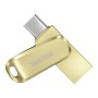 SANDISK Ultra Dual Drive Luxe Type-C 64GB, OTG, Upto 400MB/s, Pendrive, Gold, (SDDDC4-064G-I35GD)