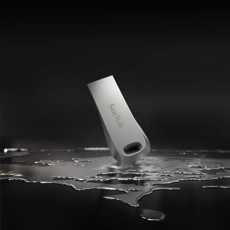 SANDISK Ultra Luxe 64GB, USB 3.2 Gen 1, Flash Drive, Upto 150MB/s R, Pendrive, Metal, (SDCZ74-064G-I35)