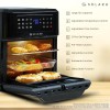 SOLARA 12L Air Fryer Oven for Home Kitchen, 1800W OTG Air Fryer Oven 12 Litre with 12 Presets, 9 Accessories Black