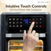 SOLARA 12L Air Fryer Oven for Home Kitchen, 1800W OTG Air Fryer Oven 12 Litre with 12 Presets, 9 Accessories Black
