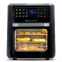SOLARA 12L Air Fryer Oven for Home Kitchen, 1800W OTG Air Fryer Oven 12 Litre with 12 Presets, 9 Accessories Black