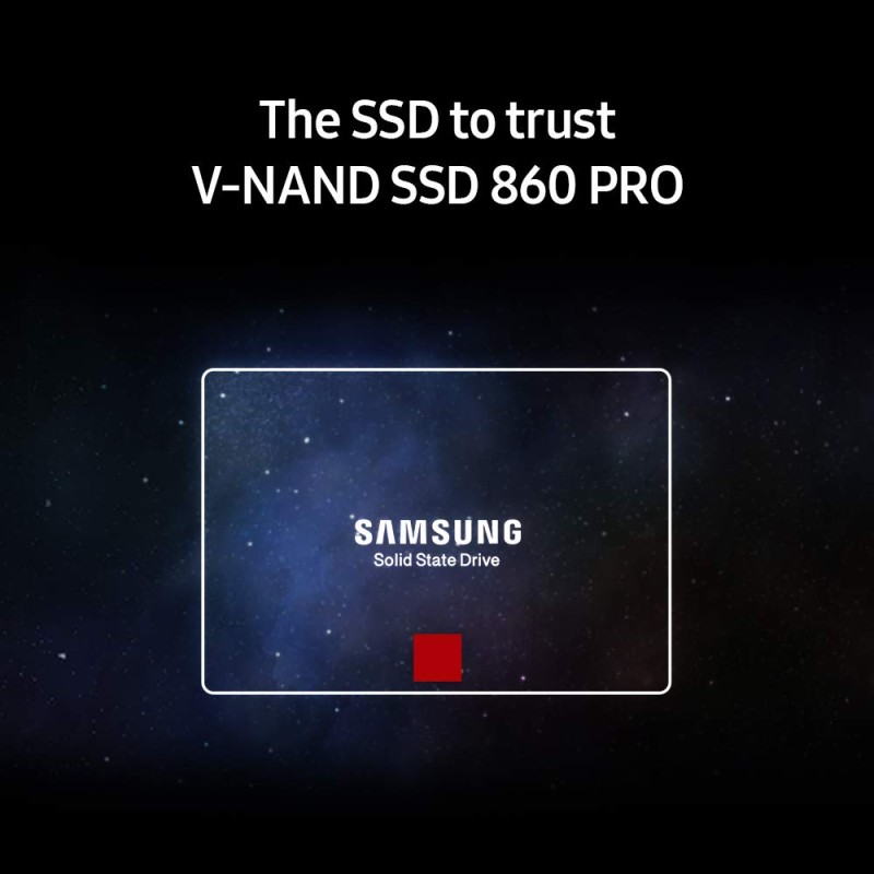 Samsung 860 PRO 1TB SATA 2.5" Internal Solid State Drive (SSD) (MZ-76P1T0)