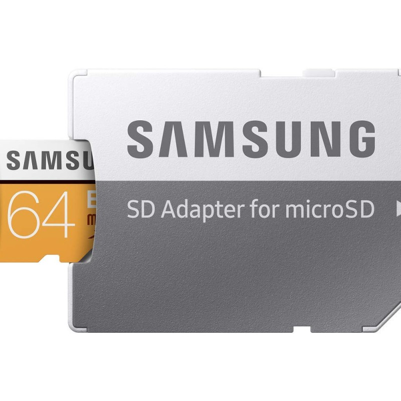 Samsung EVO Grade 3, Class 10 64GB MicroSDXC 100 MB/S Memory Card with SD Adapter (MB-MP64GA/IN)