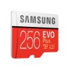 Samsung EVO Plus 256GB microSDXC UHS-I U3 100MB/s Full HD & 4K UHD Memory Card with Adapter (MB-MC256GA)
