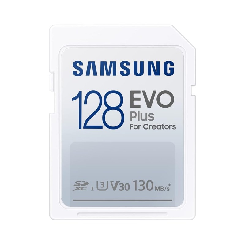 Samsung EVO Plus 32GB, SDHC, UHS-I, U1, Upto 130MB/s, FHD, Memory Card (MB-SC32K)