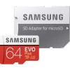 Samsung EVO Plus 64GB microSDXC UHS-I U3 100MB/s Full HD & 4K UHD Memory Card with Adapter (MB-MC64GA)