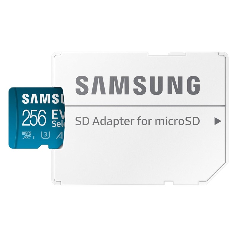 Samsung EVO Select 256GB microSDXC Memory Card + Adapter, Up to 160MB/s