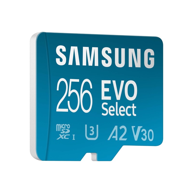 Samsung EVO Select 256GB microSDXC Memory Card + Adapter, Up to 160MB/s