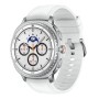 Samsung Galaxy Watch8 Classic (46mm LTE, White) with 3nm Processor | Dual GPS | Sapphire Glass & Stainless Steel White