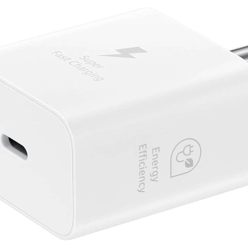 Samsung Original 25W Type-C Travel Adaptor Without Cable, White