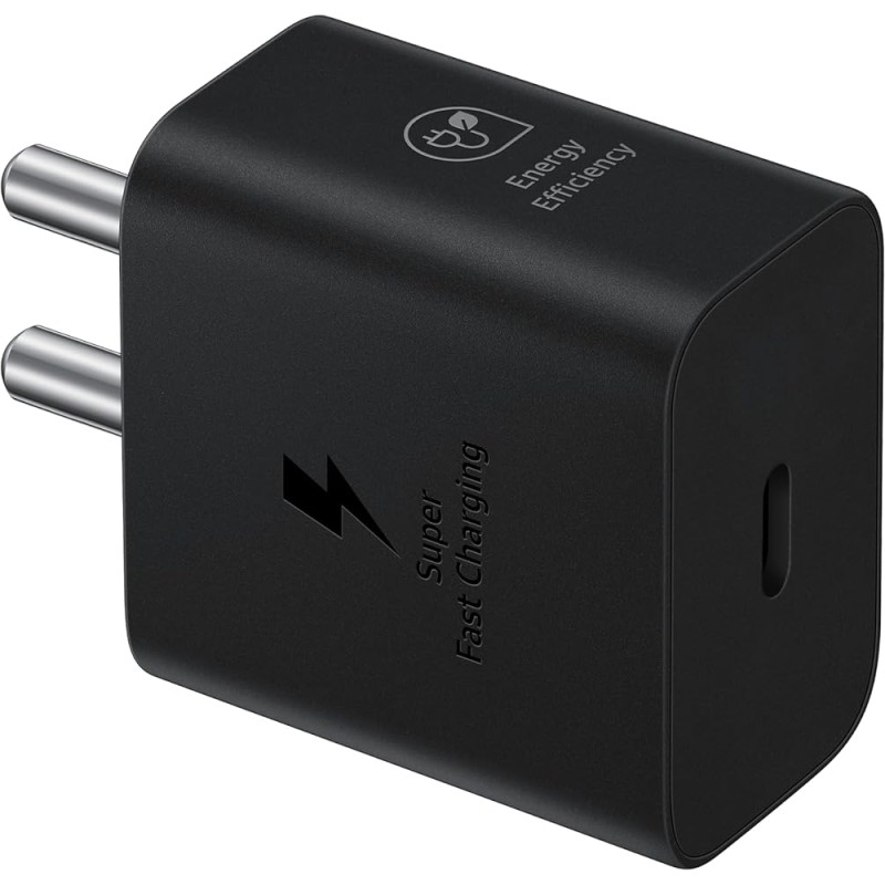 Samsung Original 25W Type-C Travel Adaptor with Cable for Galaxy S10 & Higher Models & Note Series, Black