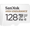 SanDisk 128GB High Endurance Video MicroSDXC Card with Adapter for Dash Cam and Home Monitoring Micro SD Card - SDSQQNR-128G-GN6IA