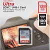 SanDisk 128GB Ultra SDXC UHS-I Memory Card - 100MB/s, C10, U1, Full HD, SD Card - SDSDUNR-128G-GN6IN