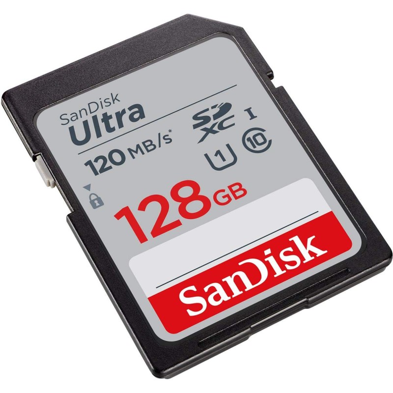 SanDisk 128GB Ultra UHS-I Class 10 U1 SDXC Memory Card, 120MB/s Read Ultra SD Card