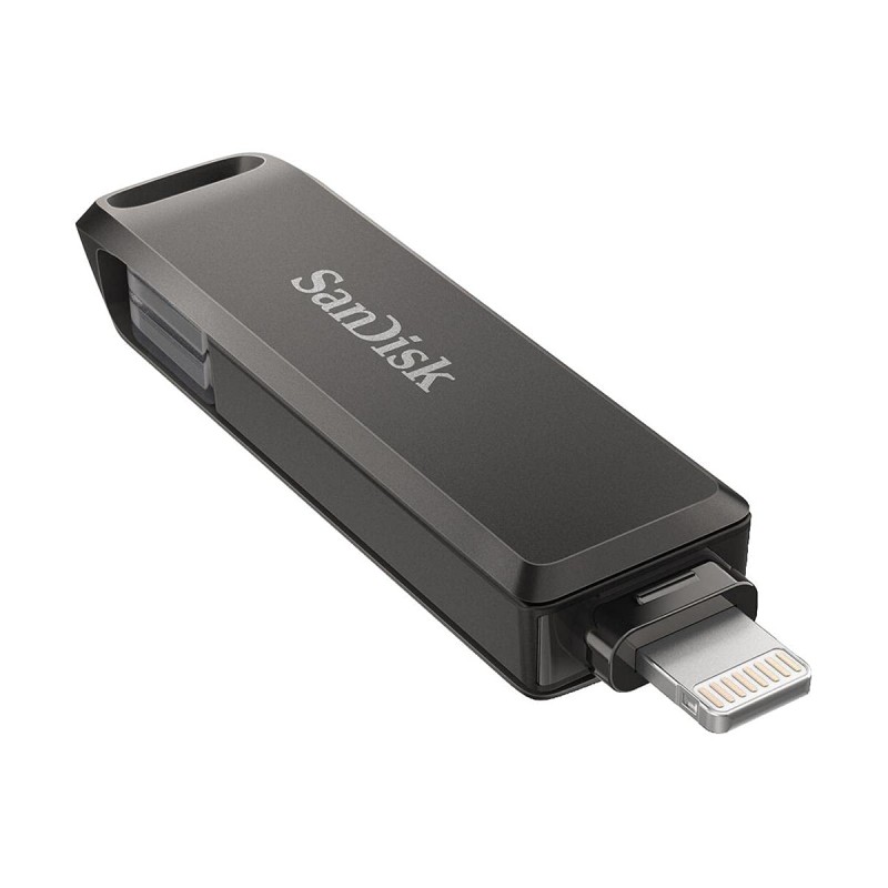 SanDisk 64 GB iXpand USB 3.0 Flash Drive Luxe for iPhone, iPad Pro, MAC Devices, Type-C Android Phone & Other Devices (SDIX70N-064G-GN6NN)
