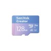 SanDisk Creator microS Card UHS-I with Adapter 128GB Up to 190MB/s Read speeds Up to 90MB/s Write Speed