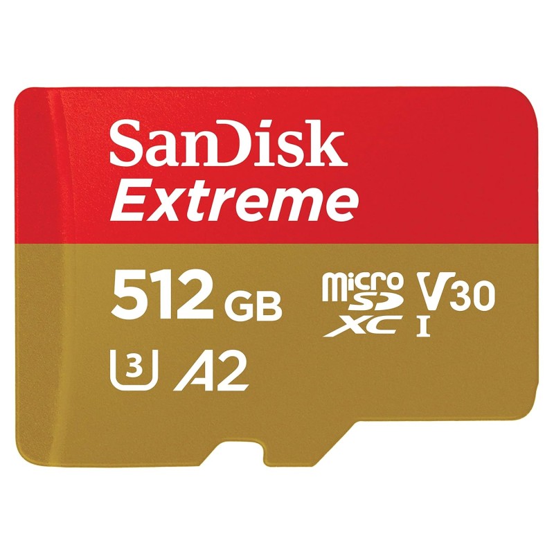 SanDisk Extreme 128GB microSDXC UHS-I, V30, 190MB/s Read,90MB/s Write, Memory Card for 4K Video on Smartphones.