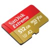 SanDisk Extreme 512GB microSDXC UHS-I, V30, 190MB/s Read, 130MB/s Write, Memory Card.