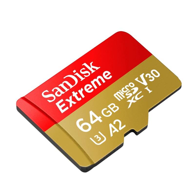 SanDisk Extreme 64 GB Class 10/UHS-I (U3) V30 microSDXC