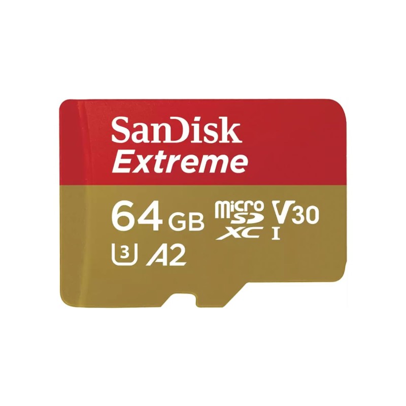 SanDisk Extreme 64 GB Class 10/UHS-I (U3) V30 microSDXC