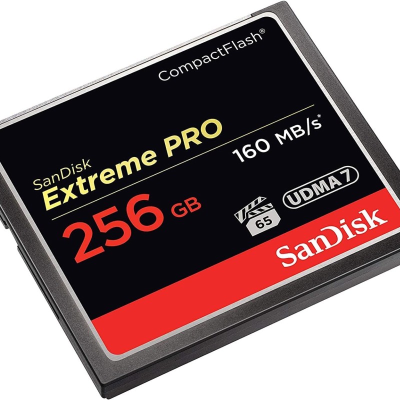 SanDisk Extreme PRO 256GB Compact Flash Memory Card UDMA 7 Speed Up To 160MB/s