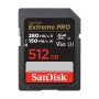 SanDisk Extreme PRO 512GB V60 UHS-II SD Cards, 280/150MB/s,V60,C10,UHS-II, for 6K Video Recording