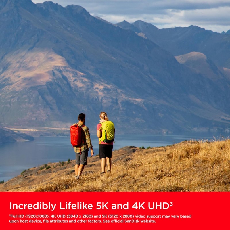 SanDisk Extreme PRO microSDXC™ UHS-I Card 2TB, Up to 250MB/s Read Speed; Up to 150MB/s Write Speed