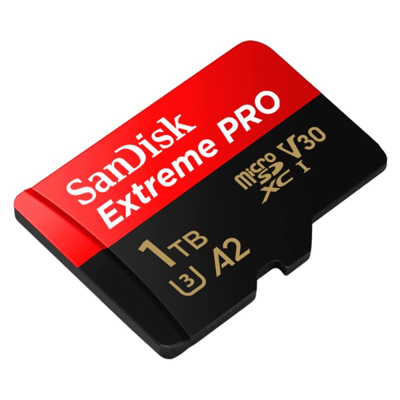 SanDisk Extreme Pro 1TB microSDXC UHS-I, V30, 200MB/s Read, 140MB/s Write, Memory Card for 4K Video on Smartphones.
