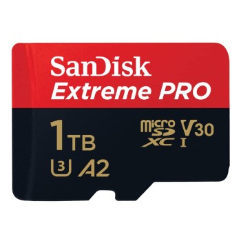 SanDisk Extreme Pro 1TB microSDXC UHS-I, V30, 200MB/s Read, 140MB/s Write, Memory Card for 4K Video on Smartphones.