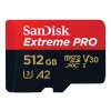 SanDisk Extreme Pro 512GB microSDXC UHS-I, V30, 200MB/s Read, 140MB/s Write, Memory Card for 4K Video on Smartphones.