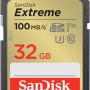 SanDisk Extreme SD UHS-I 32GB Card for 4K Video for DSLR and Mirrorless Cameras | Up to 100MB/s Read Write