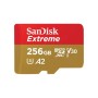 SanDisk Extreme® 256GB microSDXC UHS-I, 190MB/s Read, 130MB/s Write Memory Card for 4K Video on Smartphones