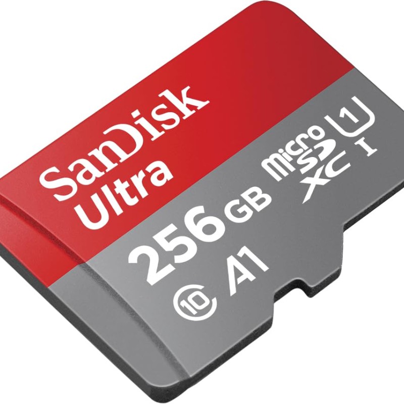 SanDisk Ultra 256GB microSDXC UHS-I, 150MB/s R, Memory Card