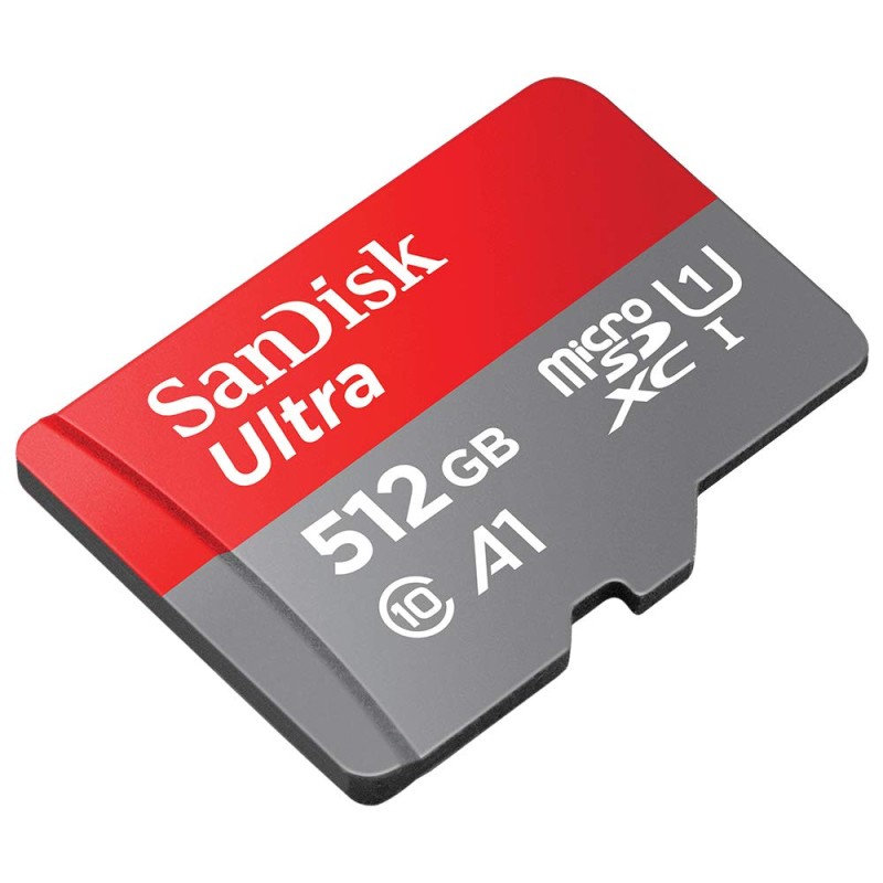 SanDisk Ultra 512GB microSDXC UHS-I, 150MB/s R, Memory Card