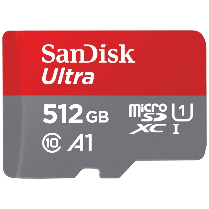 SanDisk Ultra 512GB microSDXC UHS-I, 150MB/s R, Memory Card