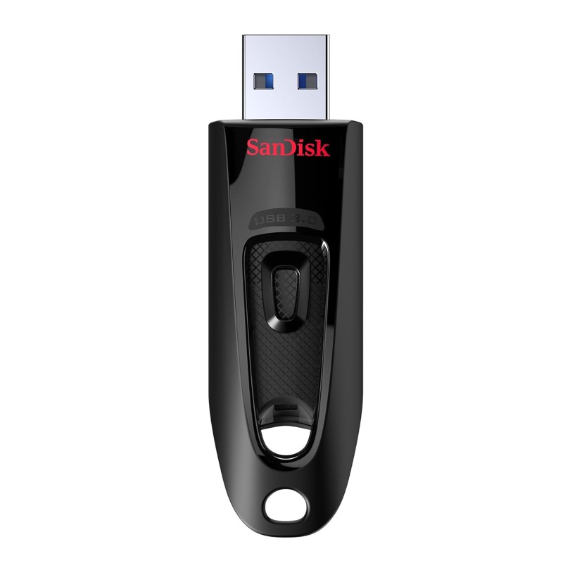 SanDisk Ultra 64GB, USB 3.0, Flash Drive, Upto 130MB/s R, Pendrive, Black (SDCZ48-064G-I35)