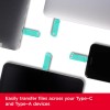 SanDisk Ultra Dual Drive Go 256GB USB 3.0 Type C Pen Drive for Mobile Mint Green
