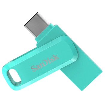 SanDisk Ultra Dual Drive Go 256GB USB 3.0 Type C Pen Drive for Mobile Mint Green
