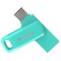 SanDisk Ultra Dual Drive Go 256GB USB 3.0 Type C Pen Drive for Mobile Mint Green
