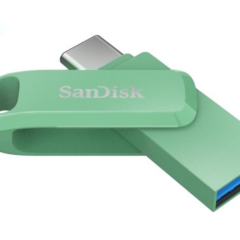 SanDisk Ultra Dual Drive Go USB Type- C, Absinthe Green, India, 150MB/s 64GB, Mobile Pendrive