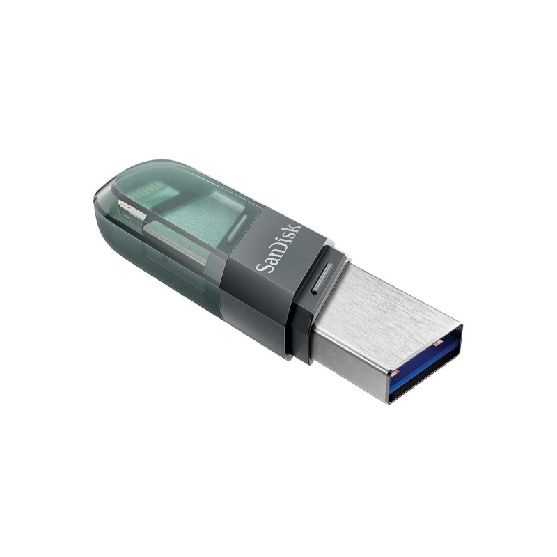 SanDisk iXpand Flash Drive Flip USB 3.0/USB 3.1 Gen 1 256GB for iOS and Windows.