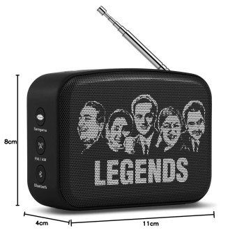 Saregama Carvaan Mini Hindi 2.0- Music Player with Bluetooth/FM/AM/AUX (Moonlight Black)