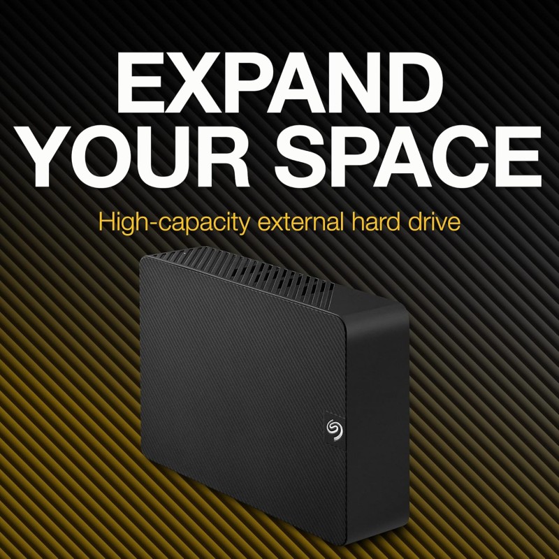 Seagate Expansion 18TB Desktop External HDD - USB 3.0 for Windows and Mac with 3 yr Data Recovery Services, Portable Hard Drive